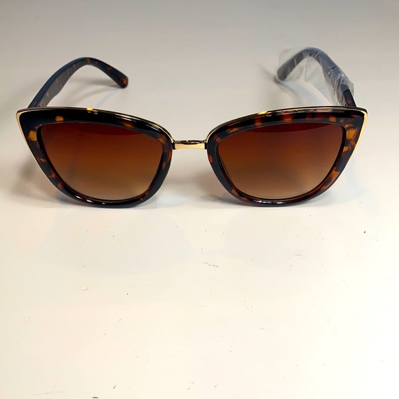 Cat Eye Sunglasses Brown / Leopard Sunnies - Picture 4 of 10